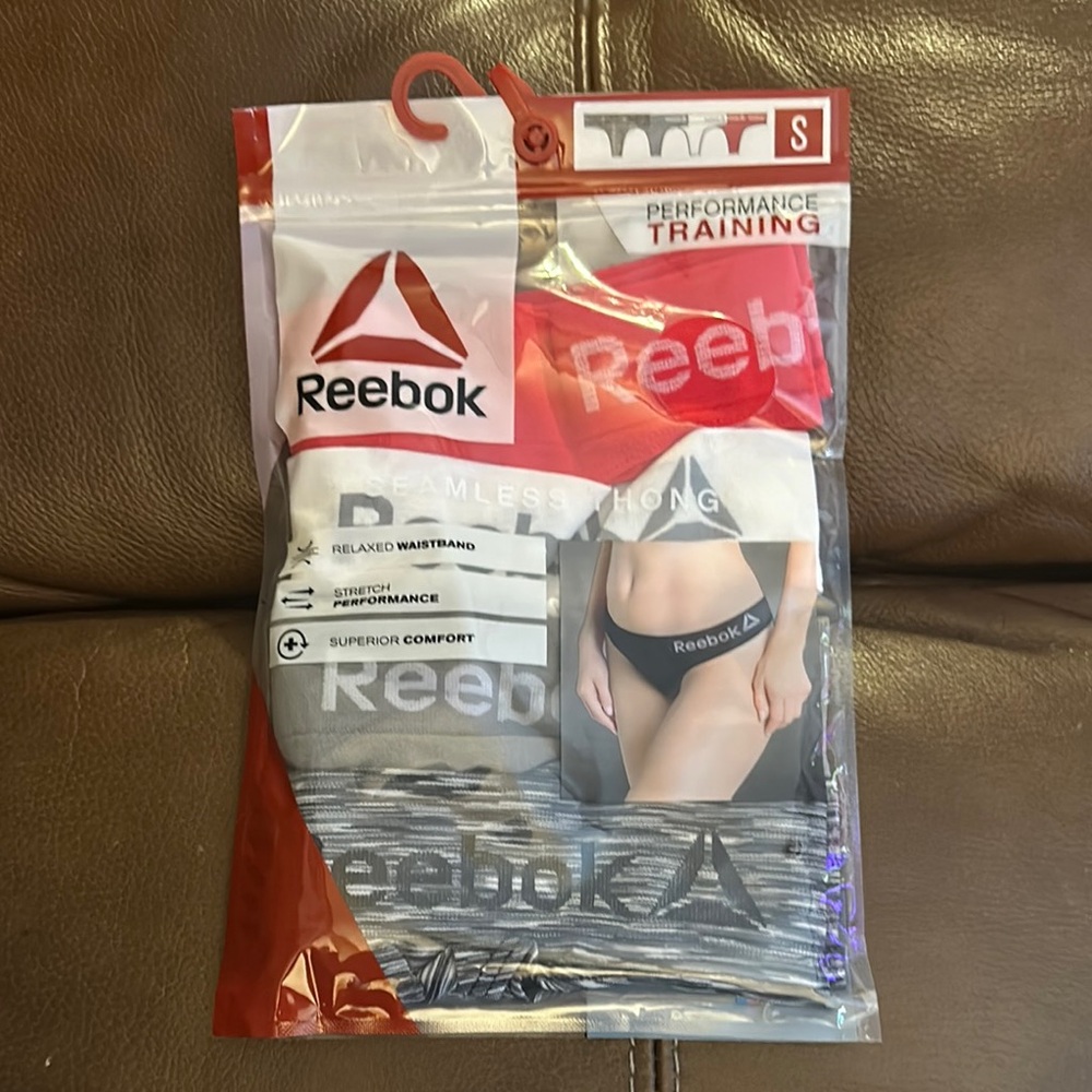 Reebok Pink and Gray Panties Intimates & Sleepwear